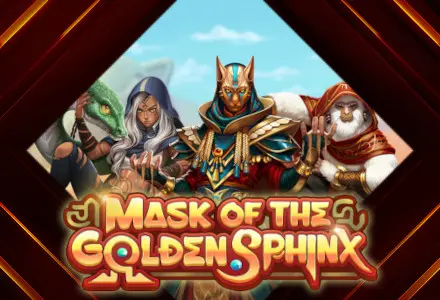 Mask of the Golden Sphinx Slot Game new at Golden Euro